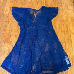 Blue Lace Dress